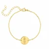 Finaste Familie naam armband goud kleurig New