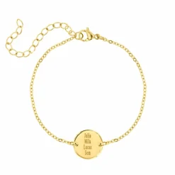Finaste Familie naam armband goud kleurig New