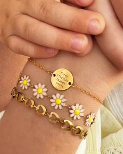 Finaste Familie naam armband goud kleurig New