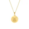 Finaste Familie naamketting goud kleurig Clearance