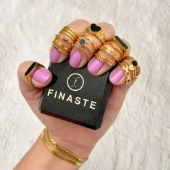 Finaste Fijne ring verstelbaar gold plated Outlet
