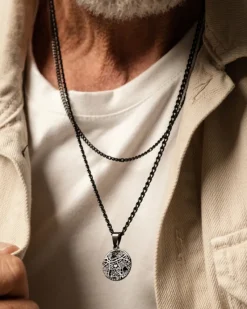 Finaste First date heren ketting zwart Online