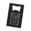 Finaste Flesopener met naam zwart - number 1 dad Fashion