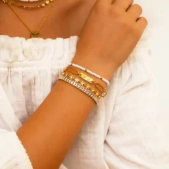 Finaste Flower Bracelet Goudkleurig Hot