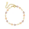 Finaste Flower bracelet multicolor goldplated Hot