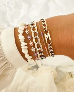 Finaste Flower bracelet multicolor Online