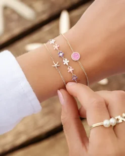 Finaste Flower bracelet multicolor Online