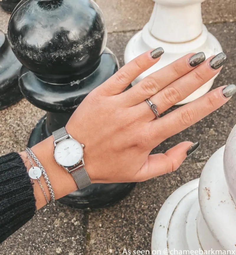 Finaste Gedraaid Ringetje Kleur Zilver Online