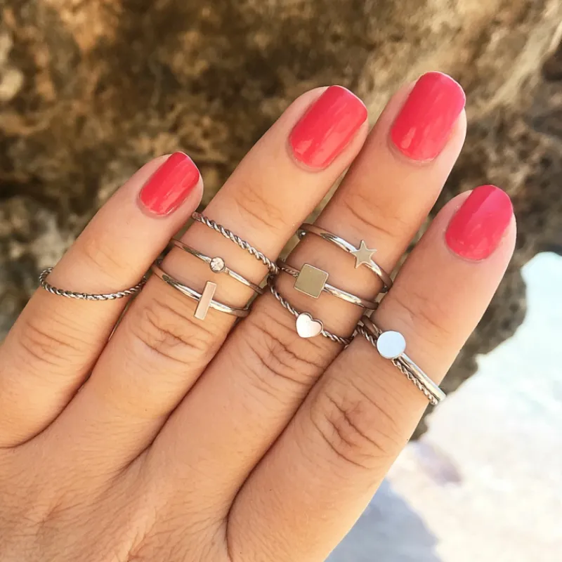 Finaste Gedraaid Ringetje Kleur Zilver Online