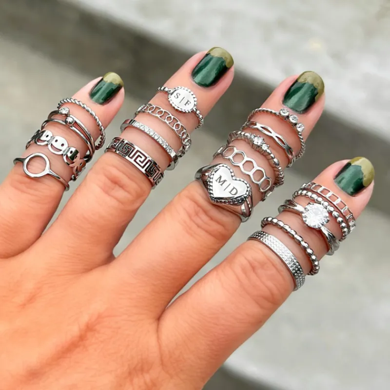 Finaste Gedraaide ring met 3 steentjes Discount