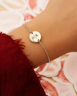 Finaste Gepersonaliseerde Armband Twee Initialen Outlet