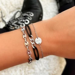 Finaste Gepersonaliseerde Armband Twee Initialen Outlet