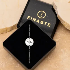 Finaste Gepersonaliseerde Armband Twee Initialen Outlet