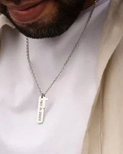 Finaste Gepersonaliseerde ketting voor hem kruisje Clearance