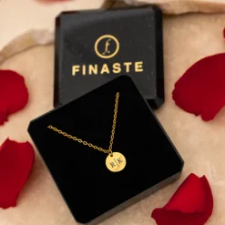 Finaste Gepersonaliseerde Ketting Twee Initialen Goud Kleurig Best