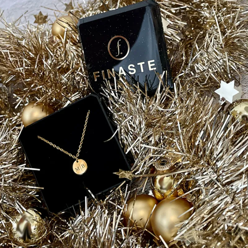 Finaste Gepersonaliseerde Ketting Twee Initialen Goud Kleurig Best
