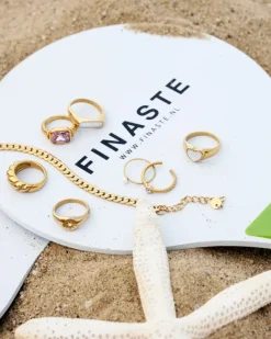 Finaste Goaldigger ring goudkleurig Discount