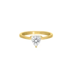 Finaste Golddigger ring triangle gold plated Outlet