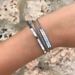 Finaste Graveerbare Armband Bar Clearance