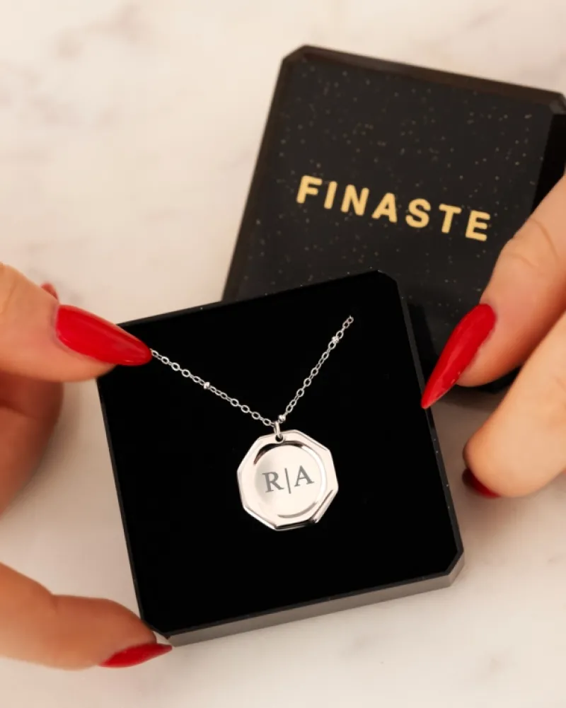 Finaste Graveerbare charm ketting Fashion