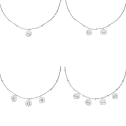 Finaste Graveerbare coin ketting Fashion
