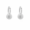 Finaste Graveerbare Initial Oorbellen Outlet