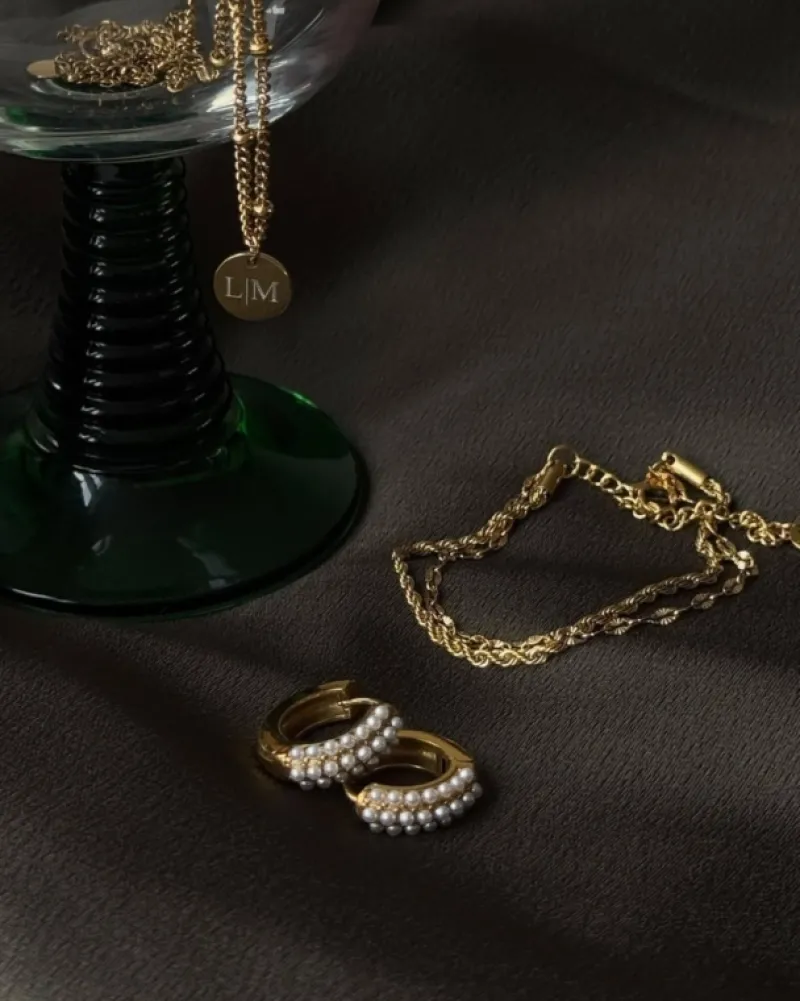 Finaste Graveerbare ketting muntje goud kleurig Discount