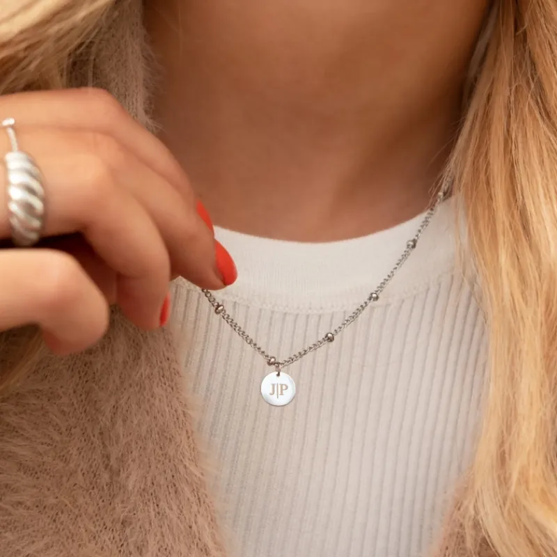 Finaste Graveerbare ketting muntje Hot