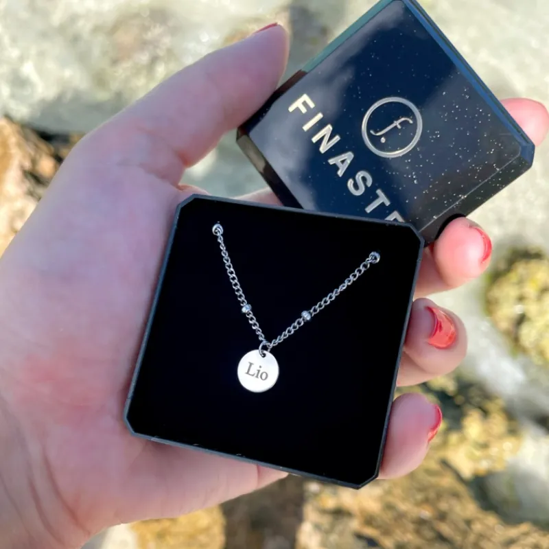 Finaste Graveerbare ketting muntje Hot