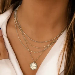 Finaste Graveerbare ketting waves Best