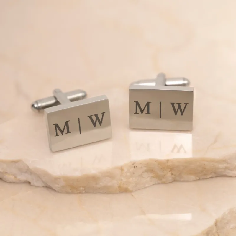 Finaste Graveerbare Manchetknopen Outlet