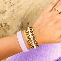 Finaste Graveerbare minimalistische ring met muntje goud kleurig Best