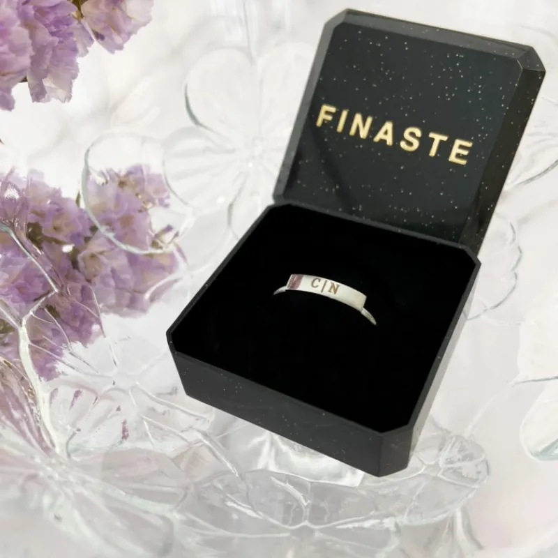 Finaste Graveerbare ring bar Discount
