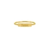 Finaste Graveerbare ring bar gold plated Discount