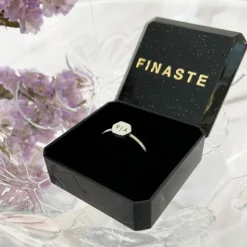 Finaste Graveerbare ring hexagon Best