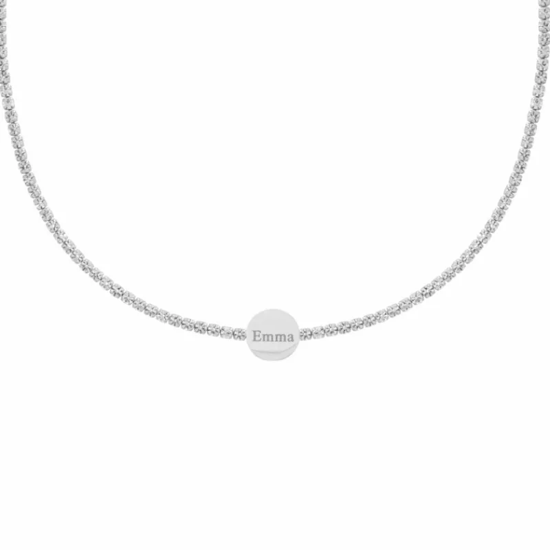 Finaste Graveerbare tennis ketting New