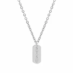 Finaste Grote Bar Ketting Met 4 Letters Online