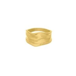 Finaste Grove ring statement goud kleurig Sale