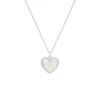 Finaste Hartjes ketting parelmoer Outlet
