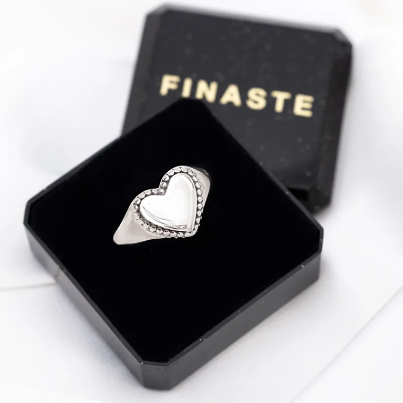Finaste Heart Zegelring Best
