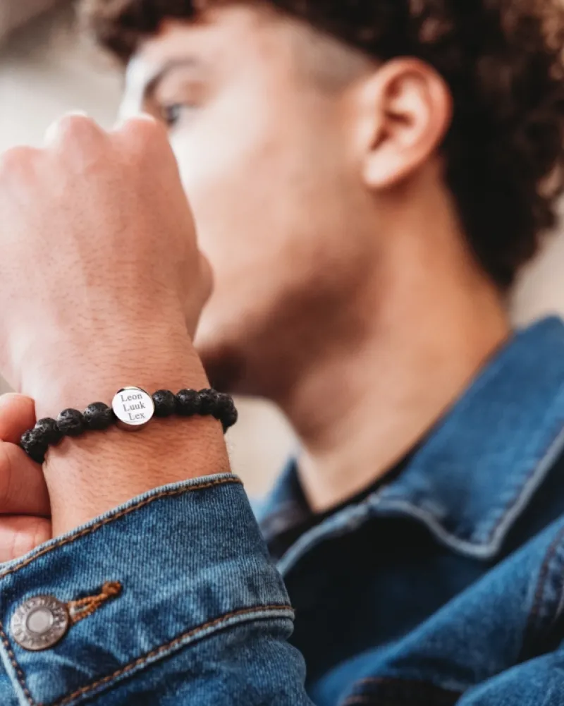 Finaste Heren armband graveren Best