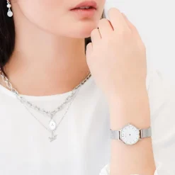 Finaste Horloge kleur zilver Online