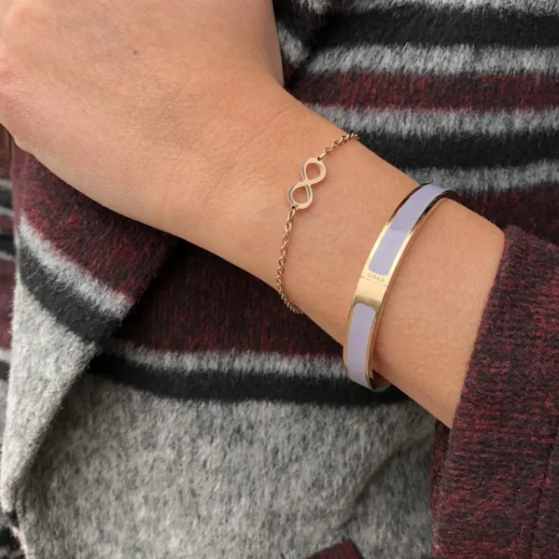 Finaste Infinity armband rose goud kleurig New