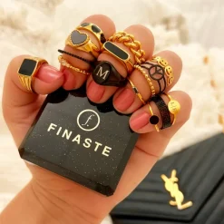Finaste Influencer heart ring goudkleurig Outlet