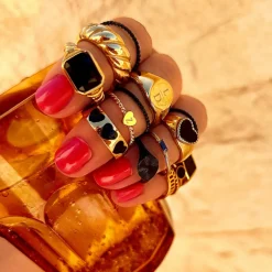 Finaste Influencer heart ring goudkleurig Outlet