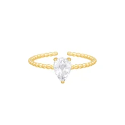 Finaste Influencer ring drop goudkleurig Best