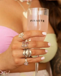 Finaste Influencer ring glam pink Best
