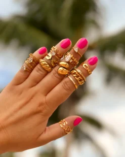 Finaste Influencer ring heart goudkleurig Online