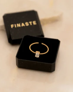 Finaste Influencer ring oval goudkleurig Hot