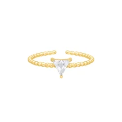 Finaste Influencer ring triangle goudkleurig Online